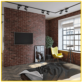 В интерьере